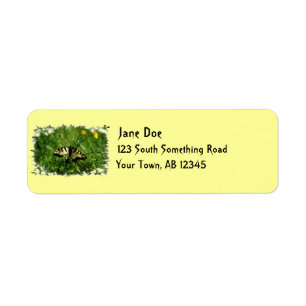 Eastern Tiger Swallowtail address label