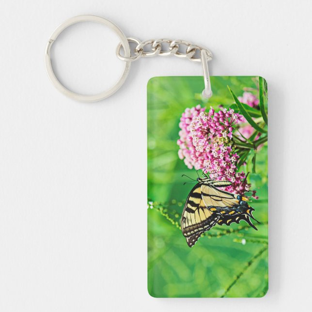 Eastern Tiger Swallowtail Butterfly Key Ring (Front)