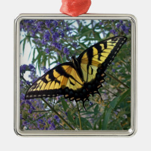 Eastern Tiger Swallowtail Butterfly Metal Tree Decoration