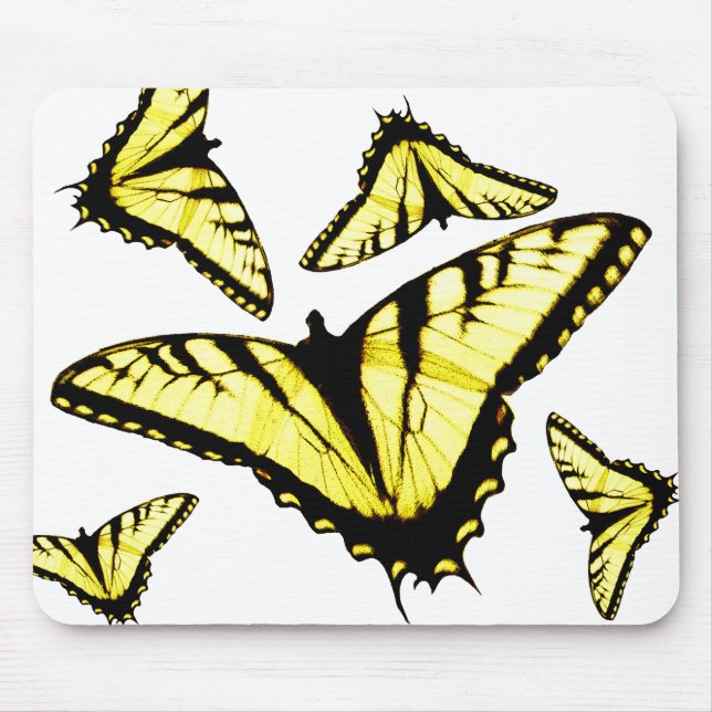 Eastern Tiger Swallowtail Butterfly Photo Mouse Mat (Front)