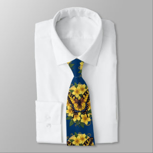 Eastern Tiger Swallowtail Butterfly With Yellow Ja Tie