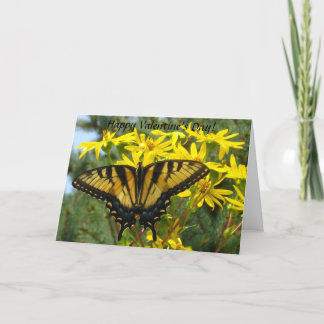 Eastern Tiger Swallowtail Valentine's Day Holiday Card