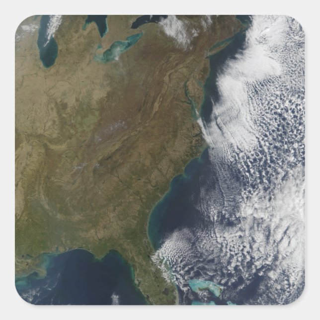 Eastern United States 2 Square Sticker (Front)