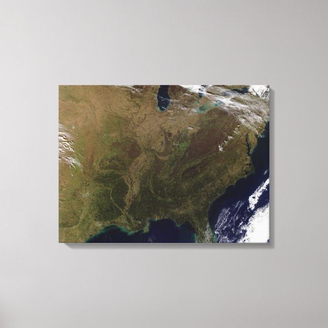 Eastern United States 3 Canvas Print (Front)
