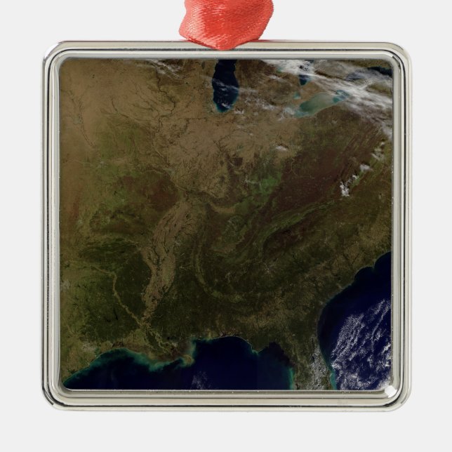 Eastern United States 3 Metal Tree Decoration (Front)