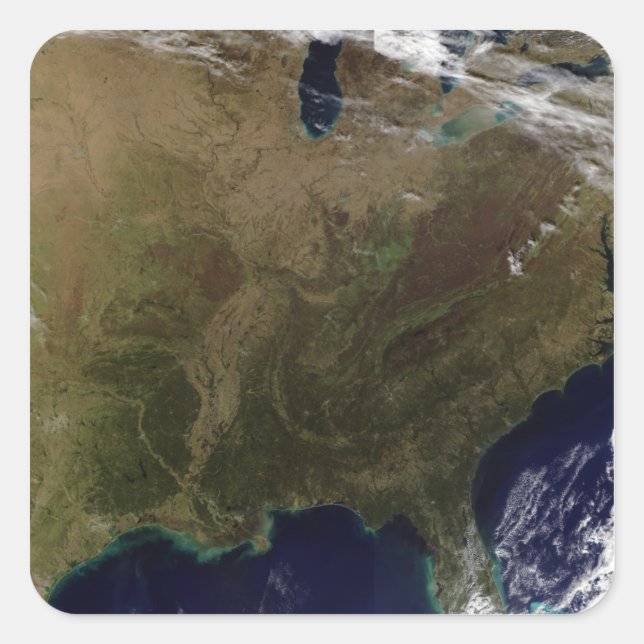 Eastern United States 3 Square Sticker (Front)