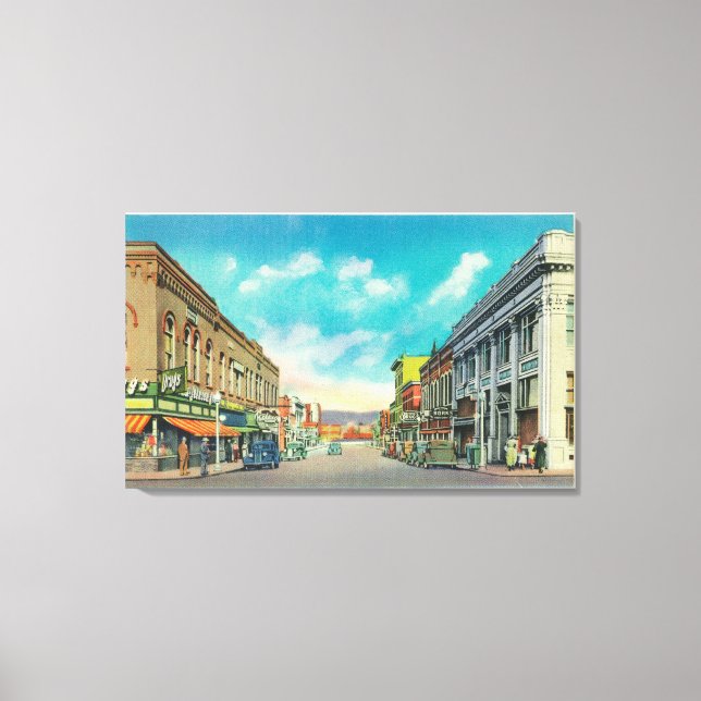 Eastern View from Centre StreetPocatello, ID Canvas Print (Front)