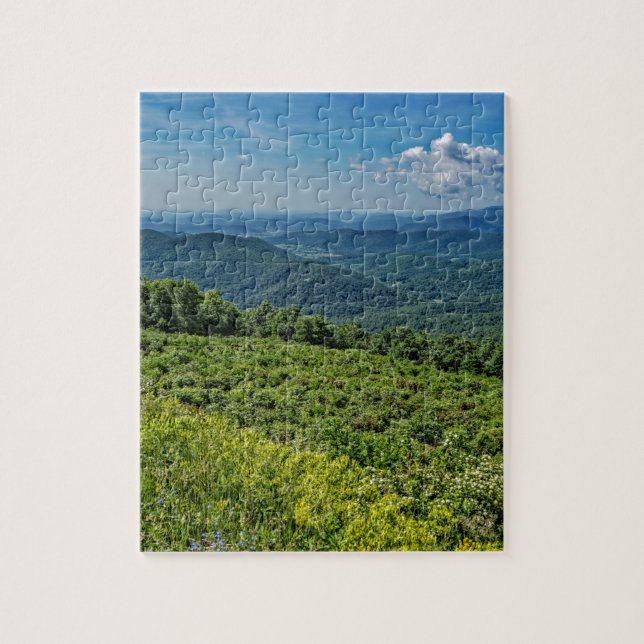 Eastern View from Shenandoah National Park Jigsaw Puzzle (Vertical)