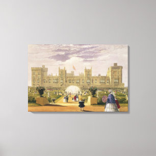 Eastern view of the Castle and Garden, Windsor Cas Canvas Print