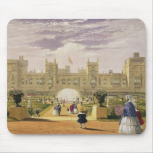 Eastern view of the Castle and Garden, Windsor Cas Mouse Mat