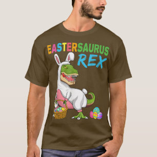 Eastersaurus Re Tre Easter Bunny Dino Boys Kids To T-Shirt