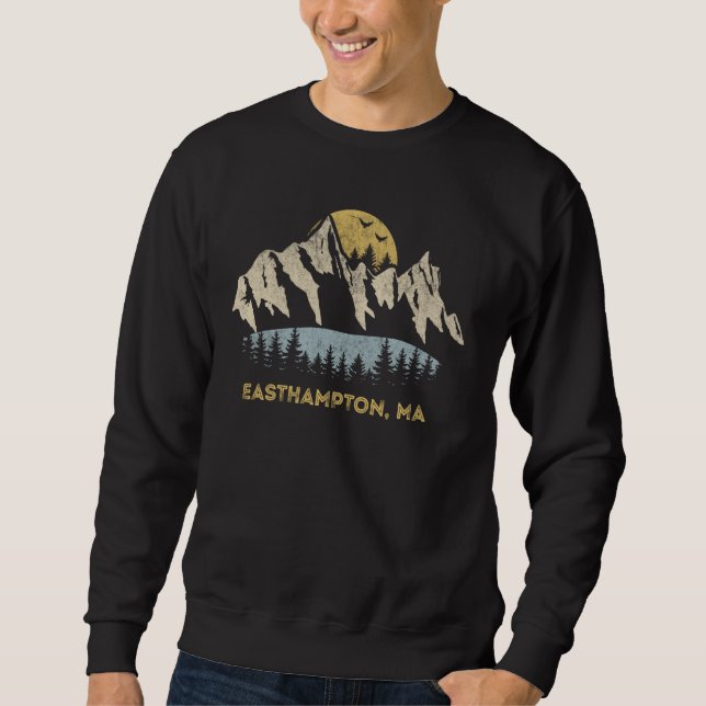 Easthampton Massachusetts Mountain Sunset Sunrise  Sweatshirt (Front)