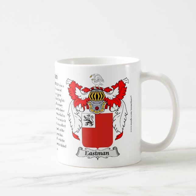 Eastman Family Coat of Arms Coffee Mug (Right)