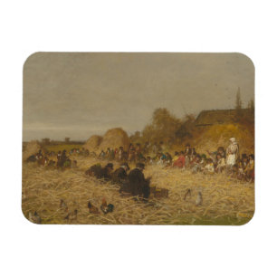 Eastman Johnson - Husking Bee, Island of Nantucket Magnet