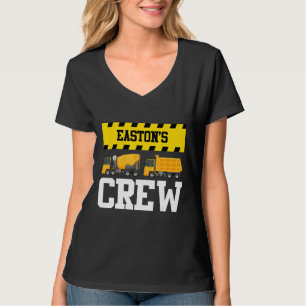 Easton Construction Crew Custom Dumptruck Dump Tru T-Shirt