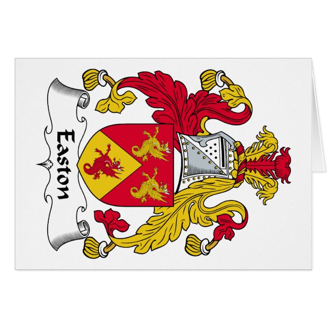 Easton Family Crest (Front Horizontal)