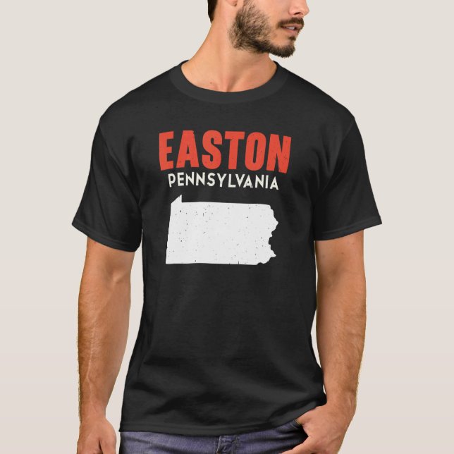 Easton Pennsylvania USA State America Travel T-Shirt (Front)