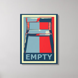 Eastwooding the Obama Chair Funny Political Canvas Print