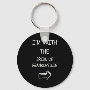 Easy Adult Halloween Costume I'm With Bride Of Fra Key Ring
