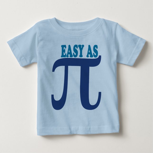 Easy As Pi Baby T-Shirt (Front)