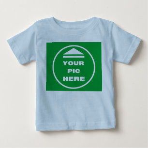 EASY! Baby Fine Jersey T-Shirt- Light Blue -Custom T-Shirt