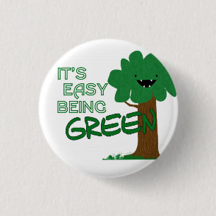 Easy Being Green Button