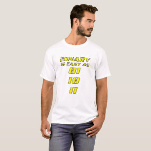 Easy Binary Funny Tshirt