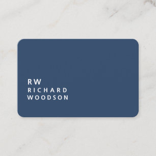 Easy  Branding  Deep Dark Grey Blue Modern Font Business Card