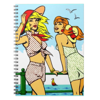 Easy Breezy Beach Babes Notebook