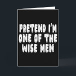 Easy Christmas Nativity Costume Wise Men  Card<br><div class="desc">Easy Christmas Nativity Costume Wise Men</div>