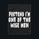 Easy Christmas Nativity Costume Wise Men  Fleece Blanket<br><div class="desc">Easy Christmas Nativity Costume Wise Men</div>
