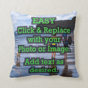 Easy Click & Replace Image to Create Your Own Cushion