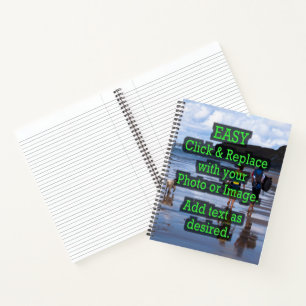 Easy Click & Replace to Create Your Own 8.5x11" Notebook