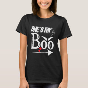 Easy Couple Halloween Costumes She's My Boo Matchi T-Shirt