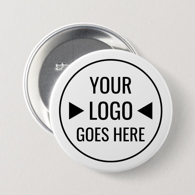 Easy Custom Corporate Business Logo 7.5 Cm Round Badge (Front & Back)