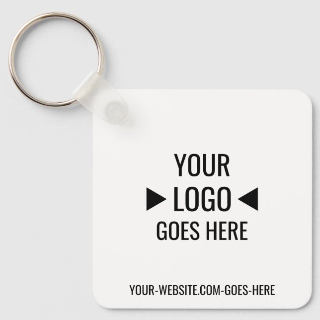 Easy Custom Corporate Business Logo Key Ring (Front)