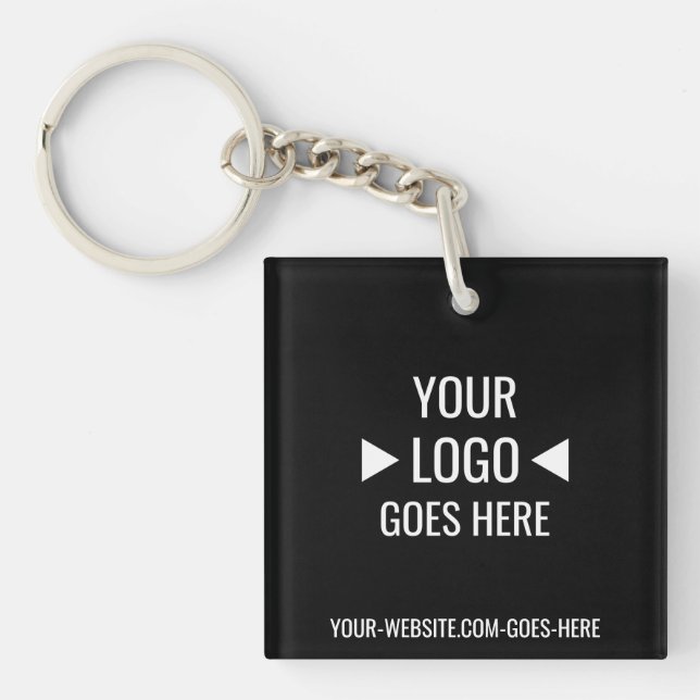 Easy Custom Corporate Business Logo Key Ring (Front)