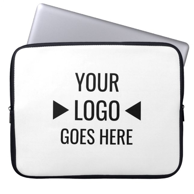 Easy Custom Corporate Business Logo Laptop Sleeve (Front)