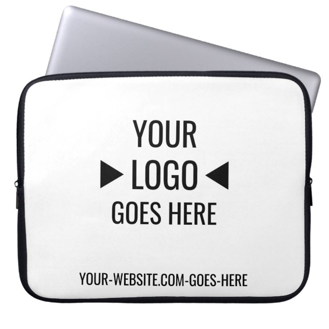 Easy Custom Corporate Business Logo Laptop Sleeve (Front)