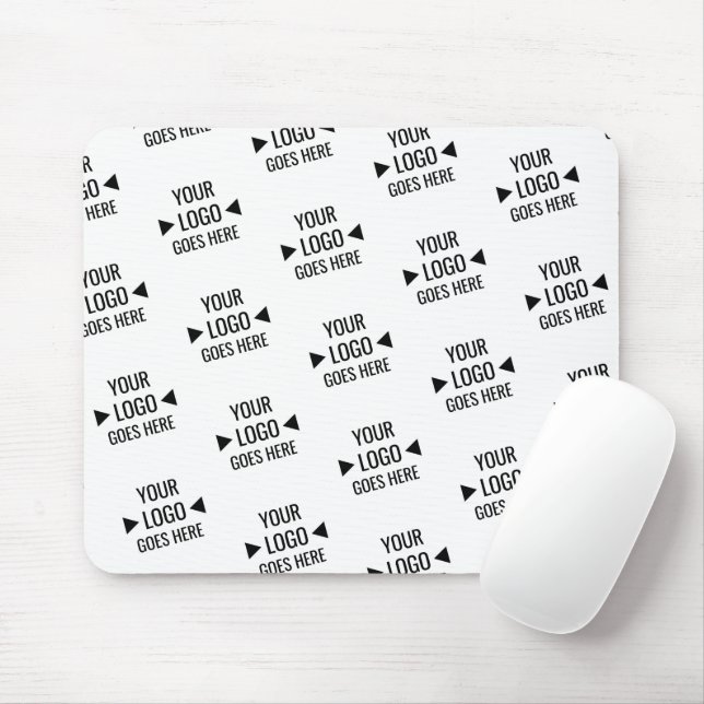 Easy Custom Corporate Business Logo Pattern Mouse Mat (With Mouse)