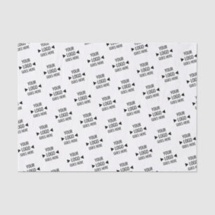 Easy Custom Corporate Business Logo Pattern Tissue Paper