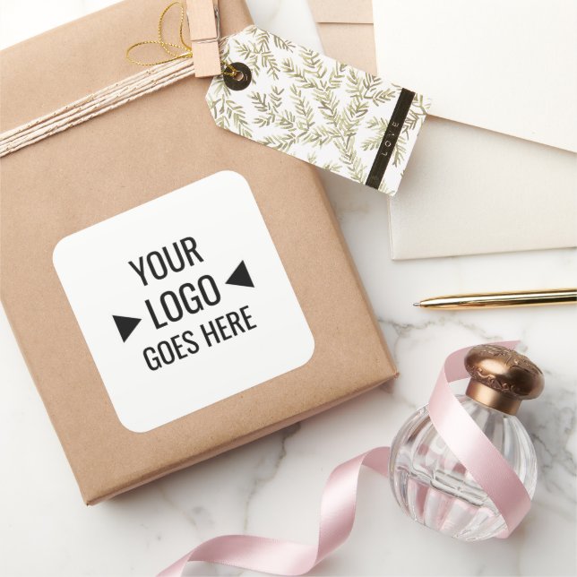 Easy Custom Corporate Business Logo Square Sticker (Gifting)