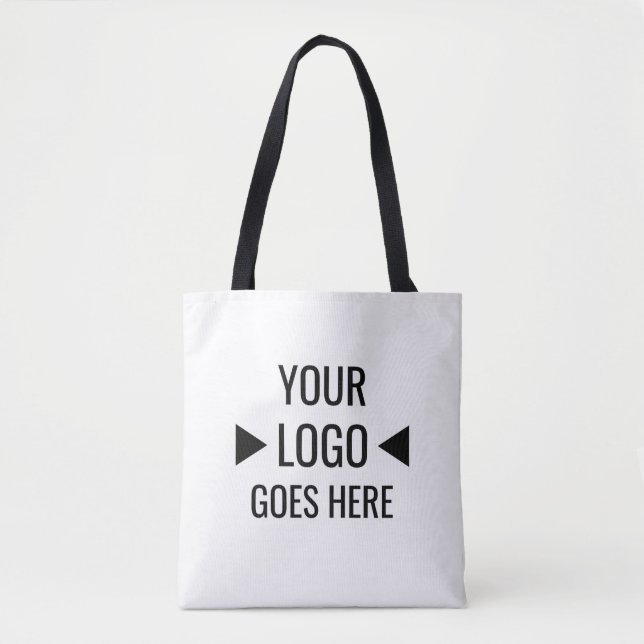 Easy Custom Corporate Business Logo Tote Bag (Front)