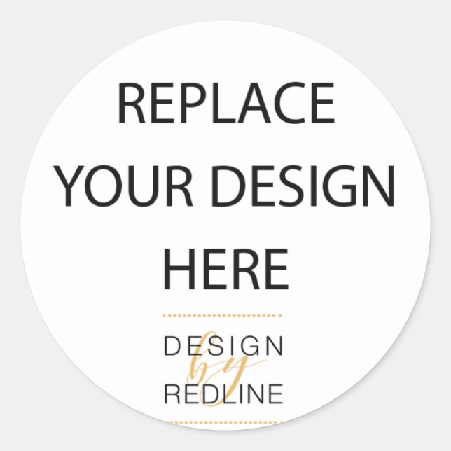 Easy CUSTOM print your sticker desgin (Front)