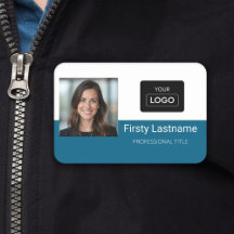 Easy Customise Photo Logo Name Tag - Editable