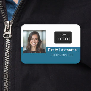 Easy Customise Photo Logo Name Tag - Editable