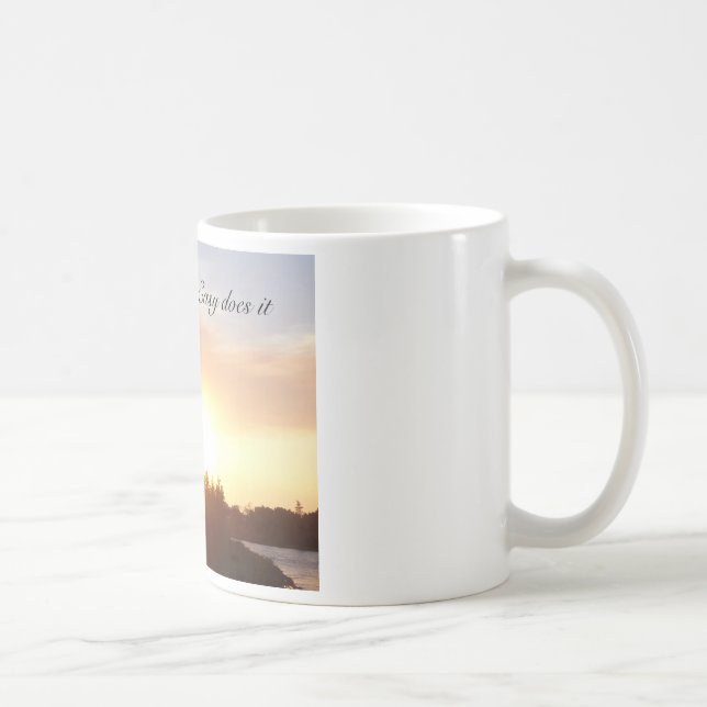 Easy does it - 12 step slogan mug (Right)