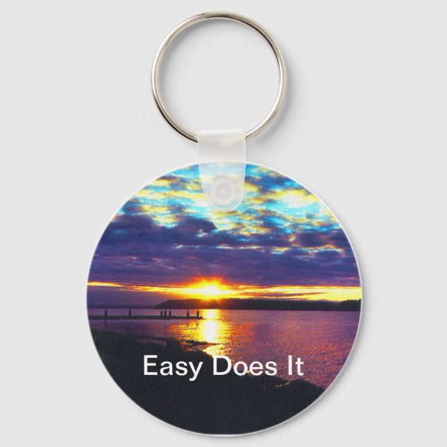 Easy Does It KeyChain (Front)