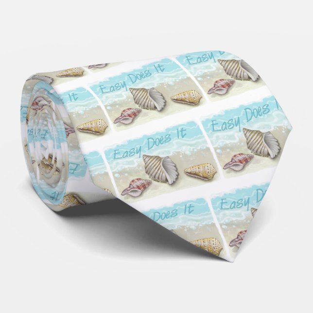 Easy  Does It Seashell Tie (Rolled)