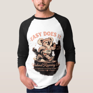 Easy Does It Weekend Running Club Retro Koala Tee